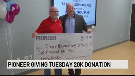 Pioneer Bank donates $20K on Giving Tuesday