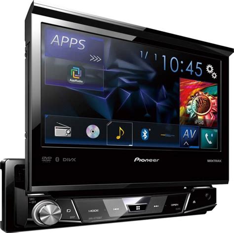 Pioneer car stereo system. The Pioneer DMH-WT8600NEX in-dash receiver is compatible with the CarAVAssist App, which supports home screen customization and other functions. You can bookmark websites that you want to enjoy in your car while parked, register your favorite sports teams to receive real-time game updates, make notifications settings for your smartphone, and more. 