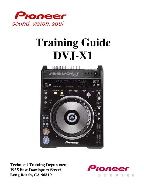 Pioneer dvj x1 service manual repair guide. - Managers guide to program evaluation planning contracting managing for useful results.