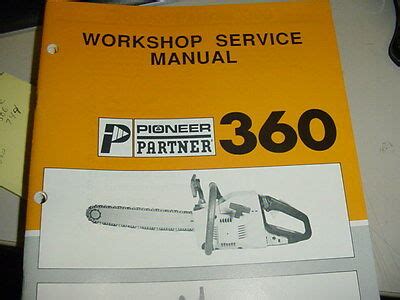 Pioneer partner 400 chainsaw owners manual. - Coleman powermate pressure washer owners manual.