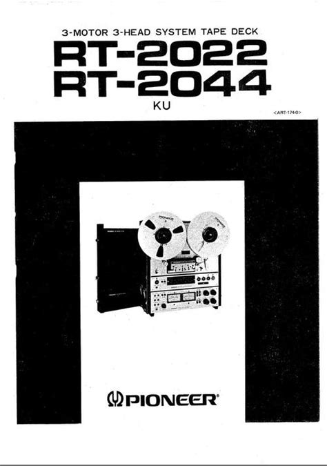 Pioneer rt 2022 rt 2044 reel tape recorder service manual. - Jvc hm dh30000u d vhs digital recorder repair manual.