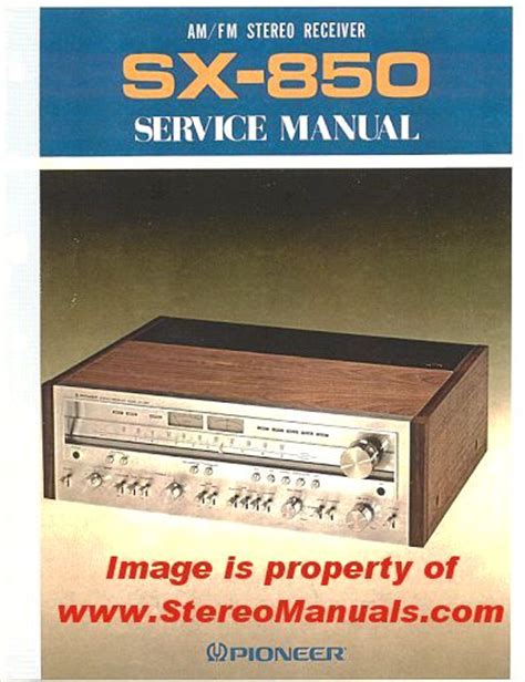 Pioneer sx 850 receiver owners manual. - Volvo penta tamd 162 c manual.