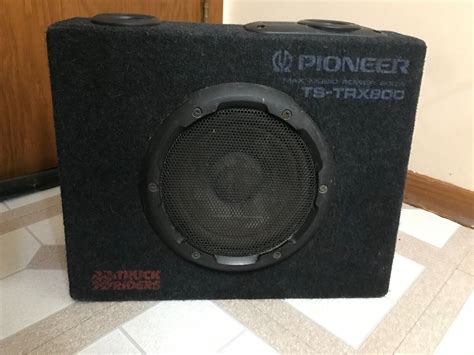 Pioneer ts trx800. Pioneer TS-TRX800, Truck Rider Car Speakers. Title: Pioneer TS-TRX800, Truck Rider Car Speakers.Item AttributesBrand: PioneerModel: TS-TRX800Connectivity: BluetoothType: Car speakers CONDITION:Used***Condition Disclaimer***All items in listings are sold “as is” and are donations. The items in the listing may have additional flaws or defects that the listing agent did not notice, bid ... 
