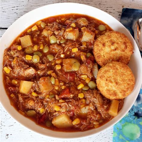 Pioneer woman brunswick stew recipe. Chicken: Choose bone-in chicken pieces such as thighs or drumsticks for added flavor and tenderness. Vegetables: Classic stew vegetables like onions, carrots, celery, and potatoes add both texture and taste to the dish. Feel free to experiment with other vegetables based on your preferences. 
