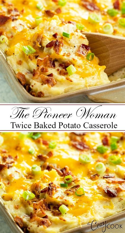1 / 40 Twice-Baked Potato Casserole Think of this as deconstructed twice-baked potatoes that have been reconstructed into a cheesy, creamy casserole. True to the traditional side dish, this one.... 