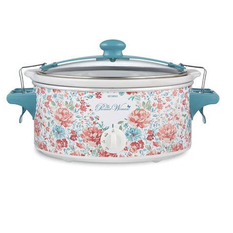 Pioneer woman slow cookers. Features 3 temperature settings: Low, High, and Keep Warm. Includes two 1.5-quart capacity slow cookers perfect for dips, sides, desserts, and more. Bright and beautiful designs inspired by Ree's daily life on her Oklahoma farm. Perfect for entertaining. We aim to show you accurate product information. 