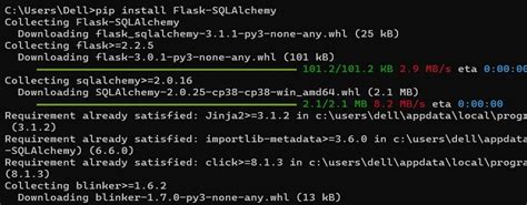 Pip install cmd. .  Flask will detect and use them if you install them.  Blinker...