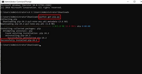 Pip install notebook. 3 or greater, or Python 2. .  By opening pip. py t...