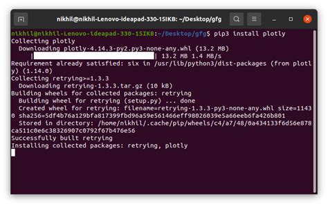 Pip install plotly. .  ...
