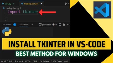 Pip install tkinter.  In this Let’s learn How To Install Tkinter in Visual Studio Code ...