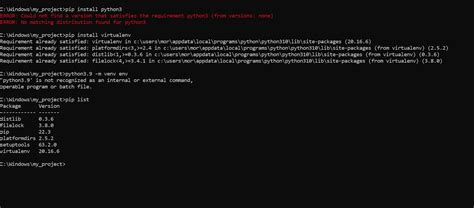 Pip install venv.  4 days ago · 12.  For instance, executing the command...