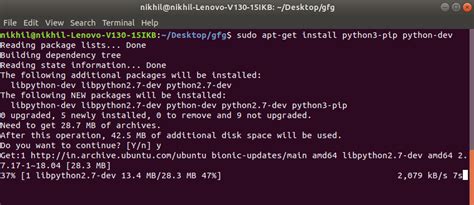 Pip installieren linux.  If you’re using a Python that was downloaded from python.  To ask...