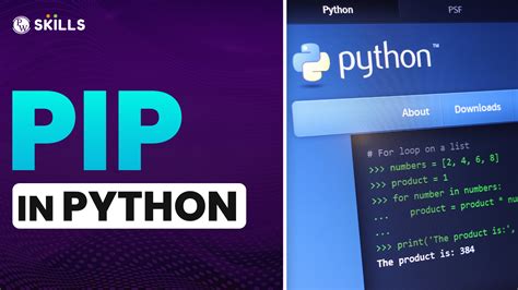 Pip is not installed.  With pip set up, you can enhance your Python proje...