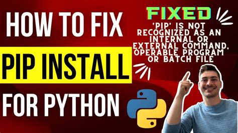 Pip not working python.  Generally, it is considered best practice not to modify a Pytho...
