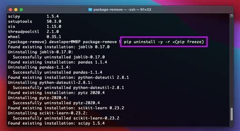 Pip uninstall permission denied.  When I try to install Python packages on my Mac ...