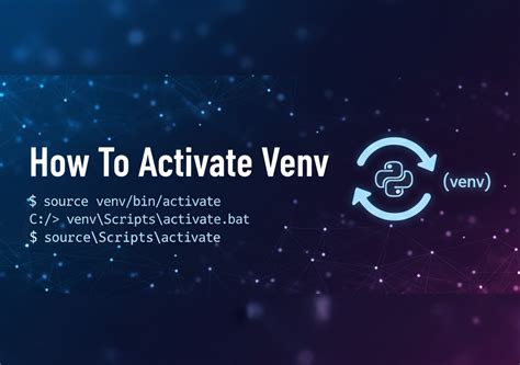 Pip venv activate.  Activate it to use project-specific packages without aff...