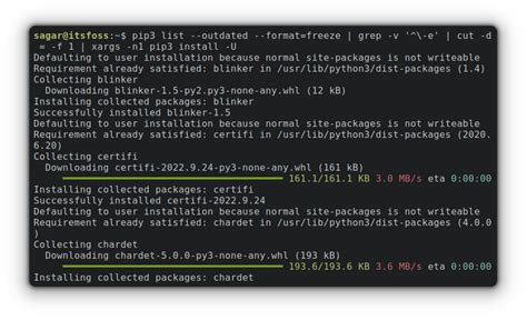 Pip3 upgrade pip.  python2 and pip3 is used by python version 3, i. Mar 25...