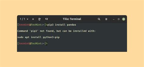 Pip_ command not found centos.  Jul 14, 2023 · PIP is the conventional package manager for...