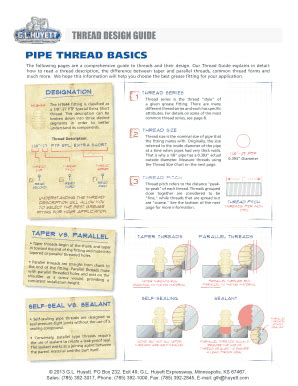 Pipe Thread Basics - Huyett