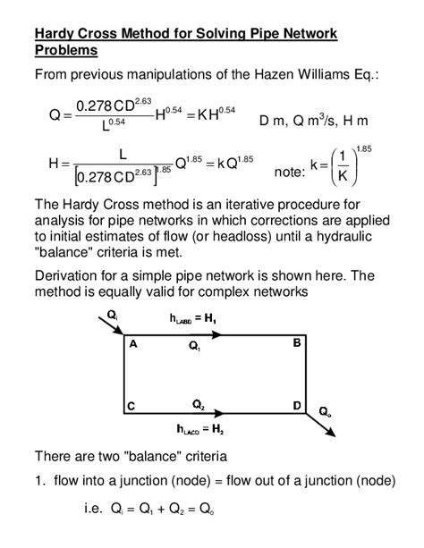 Pipe network analysis solved problems pdf.  Headloss by any pathway between two juncti...