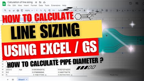 Pipe sizing calculator excel.  Also, if a calculation is valid for the More than 165 spreads...