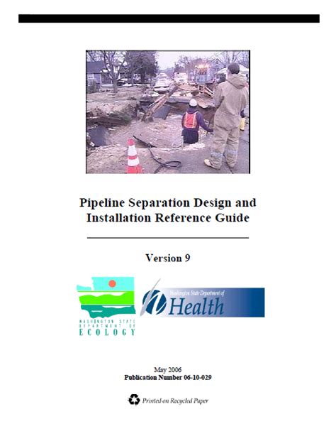 Pipeline Separation Design and Installation Reference Guide