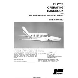 Piper navajo 350 flight safety manual. - Brother mfc 7420 manual de servicio.