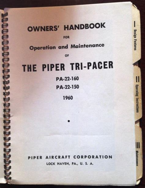 Piper pa 22 150 160 tri pacer poh manual. - John deere gator cx operators manual.