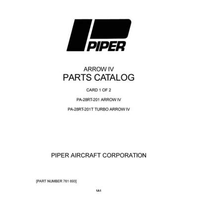 Piper pa 28rt 201 arrow iv and pa 28rt 201t turbo arrrow parts manual catalog 761 693. - Antonio gramsci y la realidad colombiana..