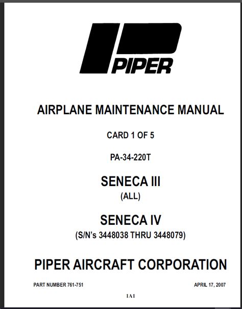 Piper pa 34 seneca iii parts manual. - Sammlungen gerhart hauptmanns aus dem besitz anja hauptmanns.