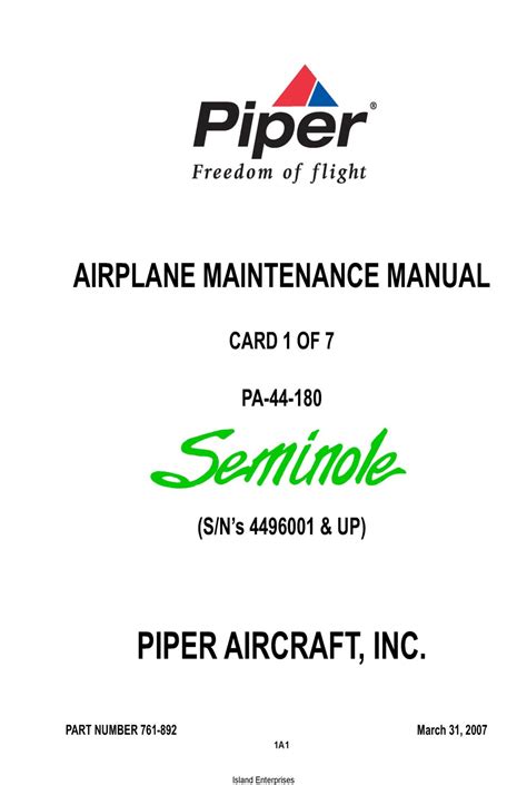 Piper pa 44 180 service manual. - The market takers edge insider strategies from the options trading floor.