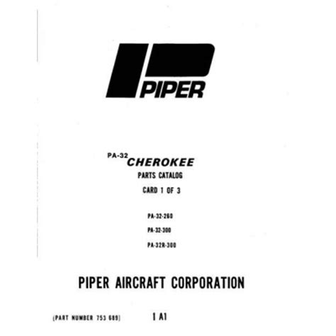 Piper pa32 260 pa32 300 pa32r 300 cherokee six lance service manual parts catalog. - Doktryna społeczna kościoła katolickiego i doktryny chadeckie.