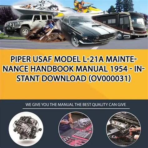 Piper usaf model l 21a maintenance handbook manual 1954 instant. - Hitachi lx70 7 lx80 7 tcm l13 3 tcm l16 3 wheel loader service manual.