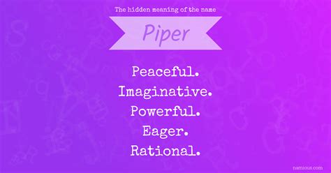 Pipher Name Meaning: What Makes It Stand Out