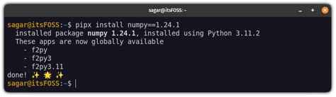 Pipx python version.  Any non-ancient version of pipx will do. 9) instead o...