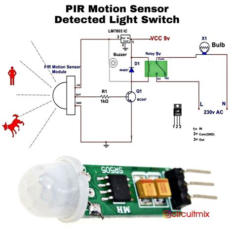 Pir Motion Sensor Wiring Diagram