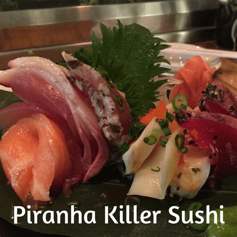 Piranha killer sushi. Piranha Killer Sushi Menu Piranha Signature Rolls Love At First Sight - 4 reviews 1 photo. $8.95 Crunchy Tuna Roll. 1 review 1 photo. $10.95 Wasabi Crusted Salmon Roll. 13 reviews 4 photos. $10.95 Popular Shrimp Tempura Roll $7.95 ... 