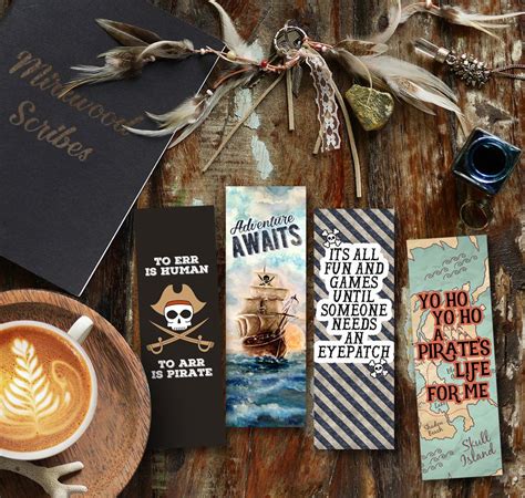 Pirate Bookmarks Bookmarks Pirate Books Pirate Crafts Pirate Printables