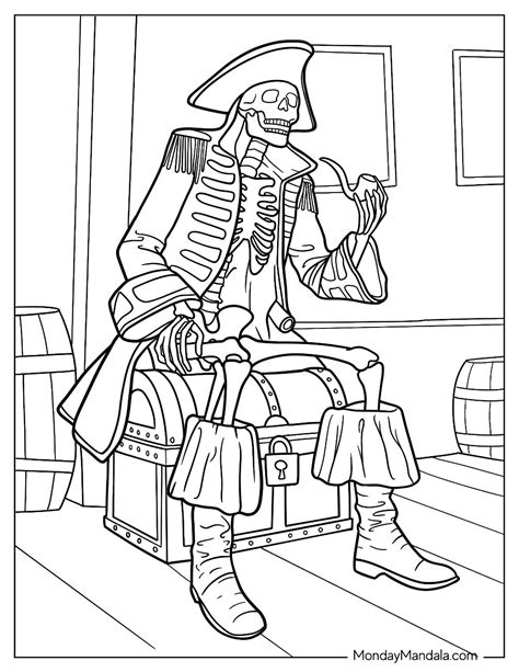 Pirate Coloring Shee