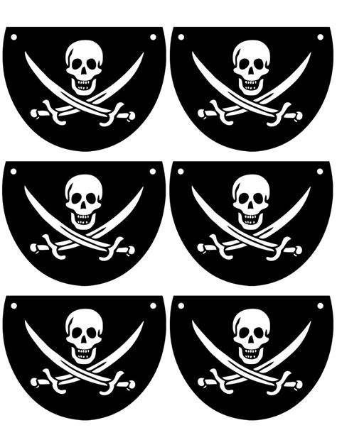 Pirate Eye Patch Template