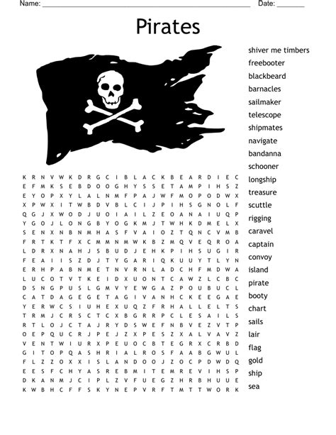 Pirate Word Search
