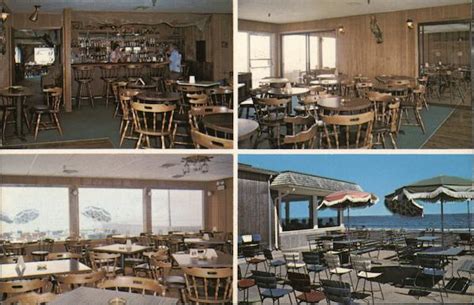 Pirates Cove Restaurant Peg Leg Lounge Interior Rye NH Postcard