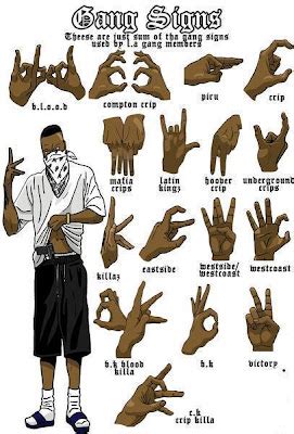 Their specific hand signs and gestures include raising the index finger while folding down the others to form an “E,” representing their affiliation with the “East Side.”. 
