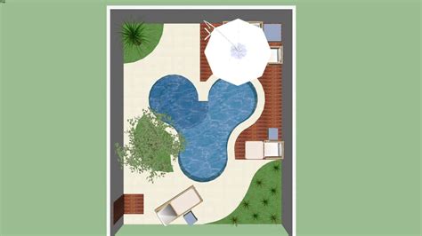 Piscina mickey mouse 3D Warehouse