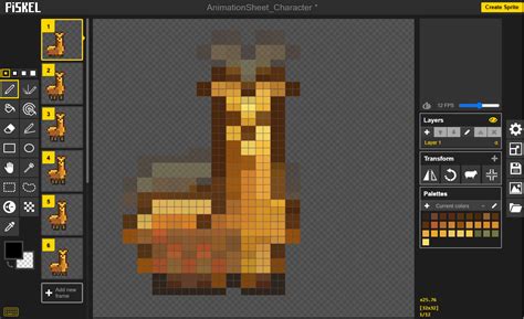 Piskel Free online sprite editor. 