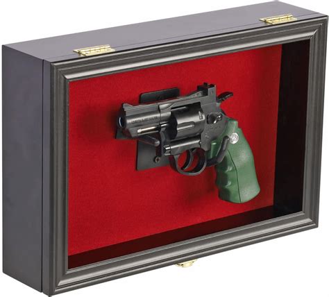 Pistol presentation case.  Perfect for display cases or safes! Durable black p...