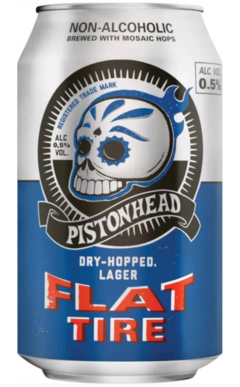 Pistonhead Flat Tire Dry Hopped Lager Non-Alcoholic