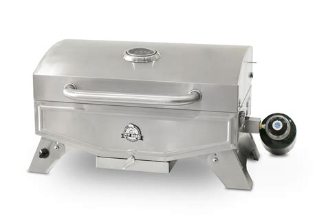 Pit Boss 1 Burner Silver Propane Portable Gas Grill