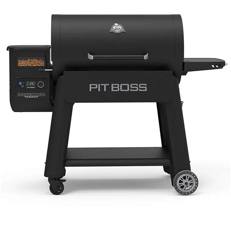Pit Boss Competition Series 1600 Cover. $ 89.99. Protect your grill and side smoker from the elements with a tailored Pit Boss® Grill Cover. These covers are made from heavy-duty polyester with PVC backing and provide full-length and form-fitting coverage. Effective as well as durable, complement your grill with a cover and give it the .... 