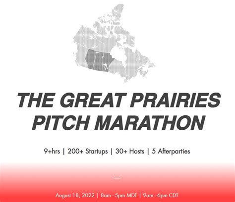 Pitch Your Company Great Prairies Pitch Marathon